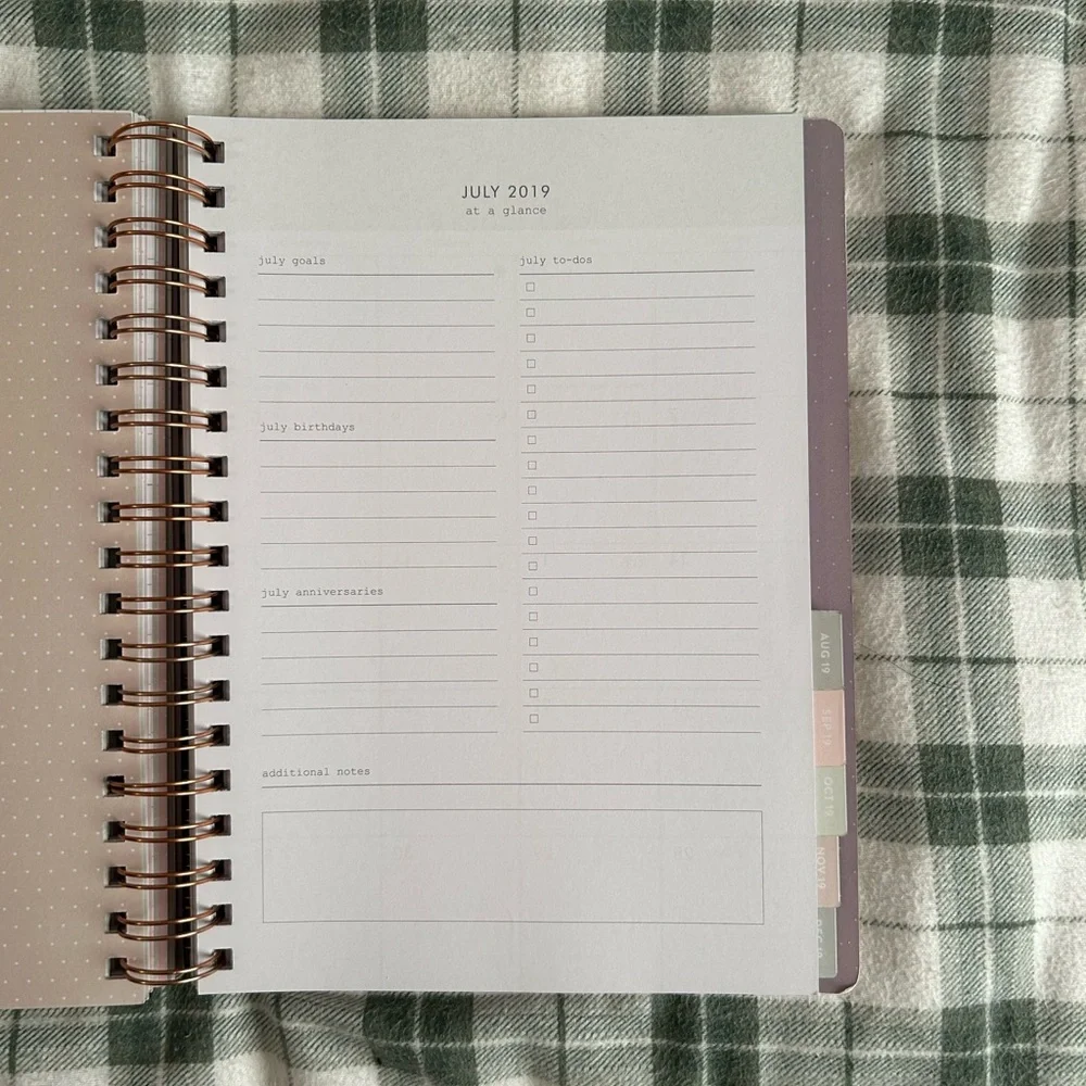 2019 planner